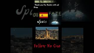 Follow No One Rocks the World Top 10 Fan Countries This Week FollowNoOneFam [upl. by Draned]