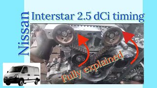 Nissan Interstar 25 dCi timing marks [upl. by Compton]