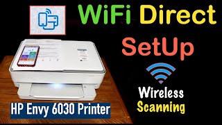 HP Envy 6030 WiFi Direct Setup [upl. by Musihc5]