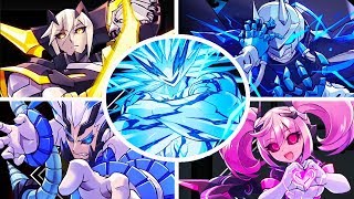 Gunvolt Chronicles Luminous Avenger iX  ALL BOSSES 1080p 60fps [upl. by Joacima]