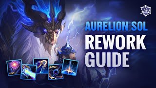 AURELION SOL NEW GAMEPLAY amp ABILITIES DETAILS  League of Legends [upl. by Aiza]