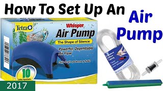 How To Set Up The Tetra Whisper Air Pump CC [upl. by Annahsar]