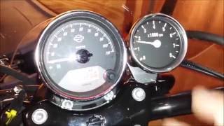 HOW TO Install a Tachometer Harley Davidson Street 750 XG [upl. by Aletta]