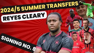 Signing No 8 Reyes Cleary Season Loan [upl. by Eidas]