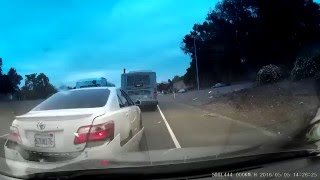 Rear End Car Accident Dash Cam Video [upl. by Alhan]