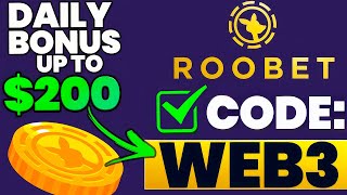 ROOBET PROMO CODE quotWEB3quot 200 DAILY BONUS in CASHBACK roobet promo code 2024 [upl. by Inasah]