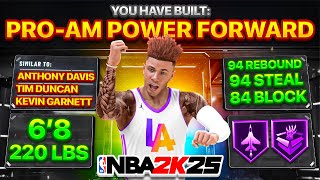 THE 1 POWER FORWARD BUILD IN NBA 2K25 [upl. by Babbie]