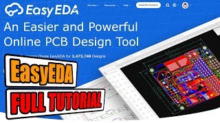 EasyEDA Full TUTORIAL  Create Component  TIPS [upl. by Hayyifas537]