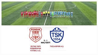 TFF U14 LİGİ PENDİK SPOR 5  1 TUZLASPOR MAÇ ÖZETİ [upl. by Amiaj13]