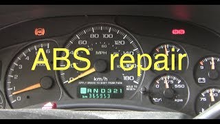 How to fix an ABS warning light in a ChevGM [upl. by Lubeck]