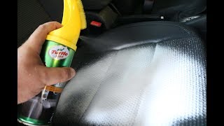 Turtle Wax Foaming Interior Car Cleaner  Interior1 upholstery amp carpet cleaner review [upl. by Ahsil]