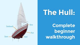 The Hull Explained  Sailboat Parts Explained [upl. by Ailehc]