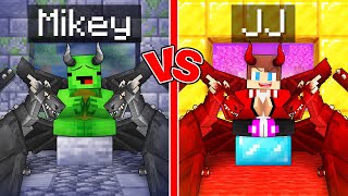 JJs RICH Dragon King vs Mikeys POOR Dragon King Survive Battle in Minecraft  Maizen [upl. by Annoynek]