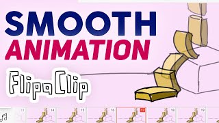 Flipaclip tutorial  Animate Smooth Motion Very Easily [upl. by Llenrrad]