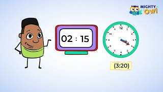 Telling Time and Elapsed Time Problems  MightyOwl Math  3rd Grade [upl. by Daye]