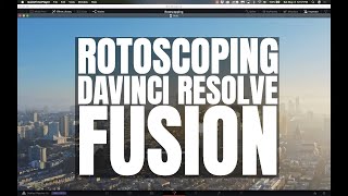 Rotoscoping with Davinci Resolve Fusion [upl. by Bodnar]