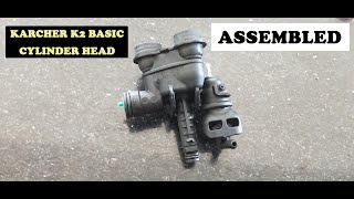 Karcher K2 Basic Assembly Part 1  Cylinder Head Assembly [upl. by Devonne]