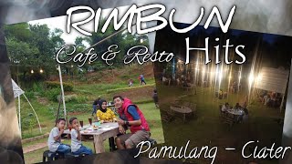 Rimbun cafe amp resto  cafe hidden gem Pamulang ciater tangerang selatan [upl. by Kenzie]