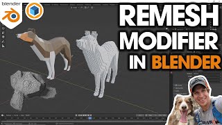 How to Use the REMESH Modifier in Blender Step by Step Tutorial [upl. by Sayce]