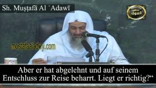 Sh Mustafa Al Adawi  Mein Sohn will nach Syrien [upl. by Zosema997]