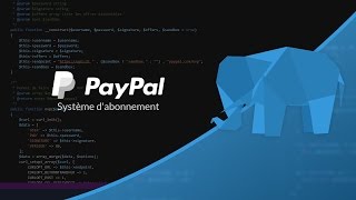 Tutoriel PHPPayPal  Paypal Paiement récurrent [upl. by Siseneg10]