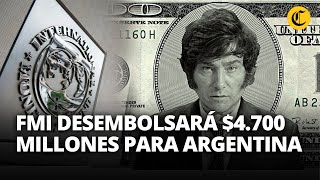 ARGENTINA Fondo Monetario Internacional concede 4700 millones al Gobierno de Milei  El Comercio [upl. by Erihppas]