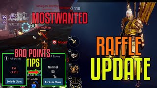 BintoyPlays MostWanted Bad Points TIPS amp Raffle Wings Update Mir4 [upl. by Orlantha]