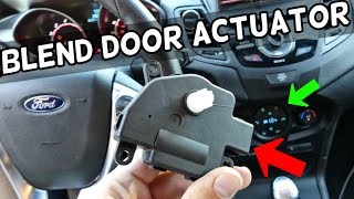 FORD FIESTA HEATER BLEND DOOR ACTUATOR REPLACEMENT CLICKING WHEN START CAR FIX [upl. by Kancler]