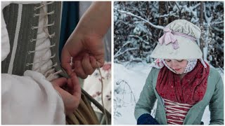 Getting Dressed for Snowy Weather in the 18th Century [upl. by Illac614]