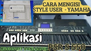 Cara Memasukan Style Non Sampling ke dalam User Keyboard menggunakan aplikasi Musicsoft Downloader [upl. by Willabella]