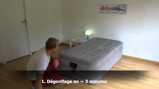 Matelas gonflable Intex Ultra Plush 1 personne [upl. by Ydde]