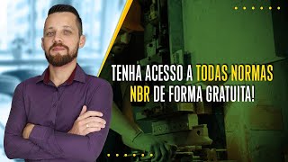 Como ter Acesso a TODAS as Normas NBR Gratuitamente [upl. by Seumas925]