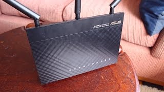 ASUS DSLAC68U Modem Router Review [upl. by Ariaec738]