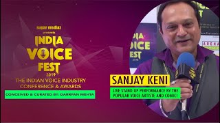 Sanjay Keni  Stand Up Performance at India Voice Fest 2019 [upl. by Elleuqram]