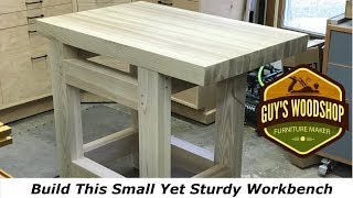 How To Build This Small Sturdy Hand Tool WorkbenchWoodworking How To [upl. by Nerat]