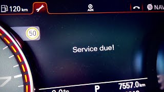 Audi A6 C7 4G reset service due reminder message [upl. by Yelnahs]