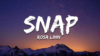 Rosa Linn  SNAP Lyrics [upl. by Nerrot]