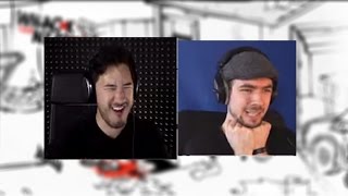 Markiplier and Jacksepticeye Simultaneously Cringe to Whack Your Neighbour [upl. by Eidolem853]