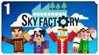 WERE BACK  Minecraft Sky Factory 1 Sky Factory 4 modpack [upl. by Akihdar]