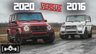 NEW 2020 Mercedes AMG G63 vs OLD 2016 G63 AMG  Worth the Upgrade [upl. by Dazhahs]