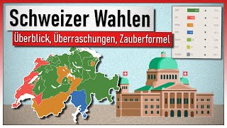 Die Schweiz hat gewählt  Ergebnisse Überraschungen Zauberformel [upl. by Aterg]