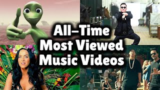 Top 30 Most viewed music videos of all time  UP 2023 [upl. by Hime128]