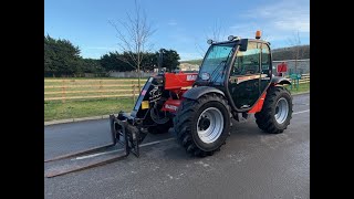 Manitou MLT 627 Turbo Telehandler [upl. by Aiksa]