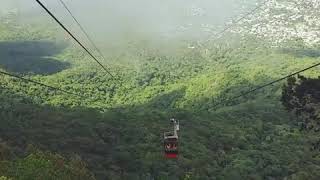 Cable Car in Dominican Republic Teleférico en Puerto Plata [upl. by Ardnasirhc]