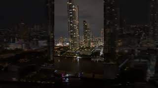 Shangri La Riverside Bangkok Premiere Suite Balcony View thailand thailandtravel hotel [upl. by Yroc]