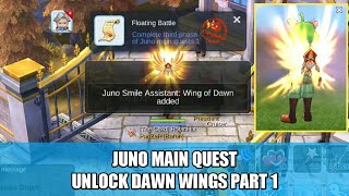 Juno Main Quest Unlock Dawn Wings Part 1  Ragnarok M Eternal Love [upl. by Kiele514]