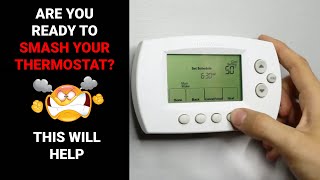 How to Program a Honeywell Thermostat [upl. by Lizzy813]