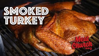 How To Smoke a Delicious amp Juicy Whole Turkey [upl. by Ahsasal]