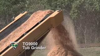 TG9000 Tub Grinders  Vermeer Forestry Management Equipment [upl. by Cyna]