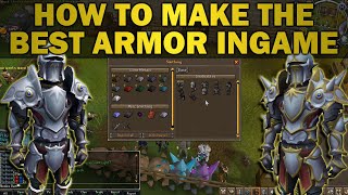 How to make Masterwork armor amp Trimmed version BEST ARMOR INGAME  Big giveaway Velheim RSPS [upl. by Leinto]